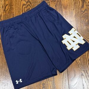 Under Armour Notre Dame Athletic Shorts